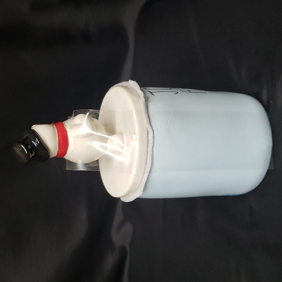 Rae Dunn NWT "JOLLY HAPPY FUN" Frosty the Snowman Topper Mug - Picture 6 of 8